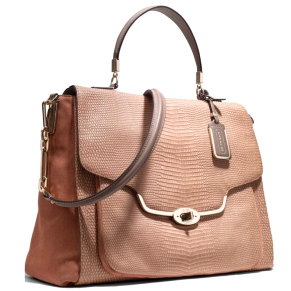 Coach Handbags - Coach Lg.Madison Sadie Flap Satchel EUC